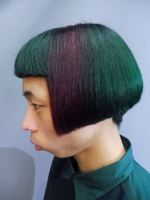 メンズ 前下がりボブの髪型 ヘアスタイル ヘアカタログ 人気順 Yahoo Beauty ヤフービューティー