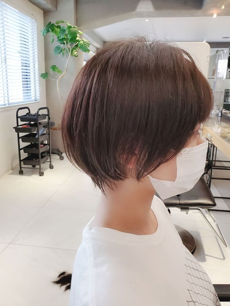 丸いショートボブと透明感アドミオカラーで可愛さ倍 内田雄士の髪型 ヘアスタイル ヘアカタログ情報 Yahoo Beauty ヤフービューティー