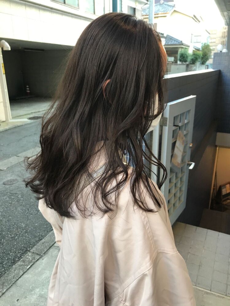 オイルグロスカラーでノーダメージ艶感カラー Mid Hair ミド ヘアー Masa Mid 町田のヘアスタイル情報 Yahoo Beauty