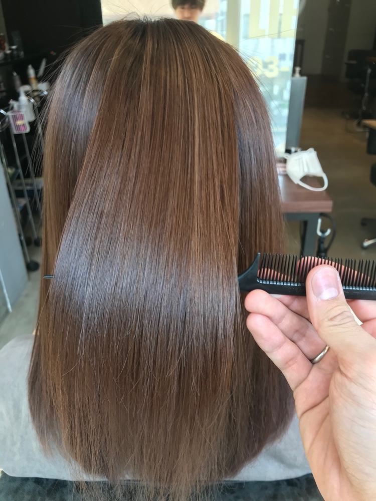 LIBERTY-A 西大島　松坂　拓馬　髪質改善で艶とハリコシ抜群キレイなストレートヘア。