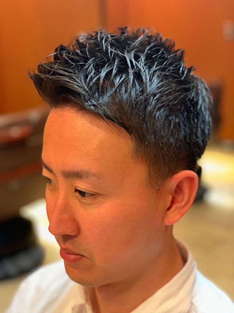 メンズ 髪型 ソフモヒ