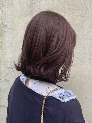22年夏 ピンクブラウン ミディアムの髪型 ヘアスタイル ヘアカタログ 人気順 Yahoo Beauty ヤフービューティー