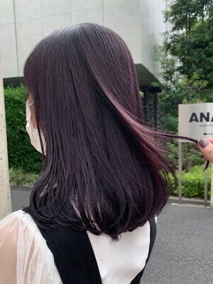 パープル系 ブリーチなしの髪型 ヘアスタイル ヘアカタログ 人気順 Yahoo Beauty ヤフービューティー