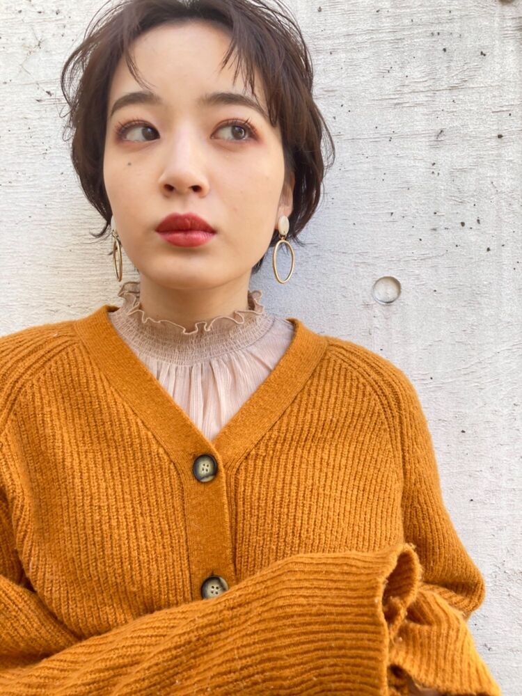 センター分けで作る大人かわいいショートボブ Libre リブレ Libre 平井 健一のヘアスタイル情報 Yahoo Beauty