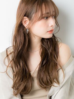 ミックスパーマ ロングの髪型 ヘアスタイル ヘアカタログ 人気順 Yahoo Beauty ヤフービューティー