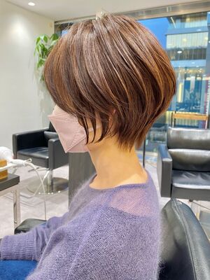 50代 ショートボブの髪型 ヘアスタイル ヘアカタログ 人気順 Yahoo Beauty ヤフービューティー