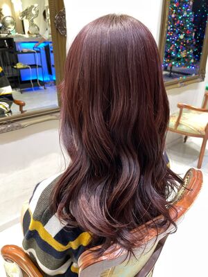 ワインレッドの髪型 ヘアスタイル ヘアカタログ 人気順 Yahoo Beauty ヤフービューティー
