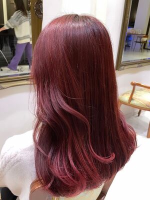 22年冬 赤髪の新着ヘアスタイル 髪型 ヘアアレンジ Yahoo Beauty