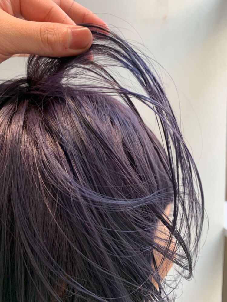 ブリーチ カラーでパープルグレー キクチコウタのヘアスタイル情報 Yahoo Beauty