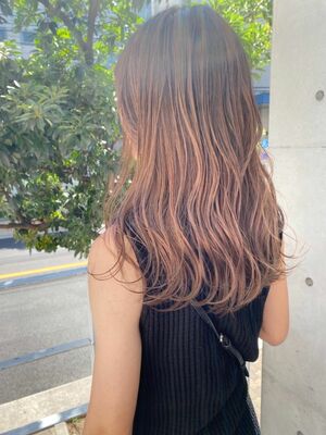 21年夏 ピンクグラデーションの新着ヘアスタイル 髪型 ヘアアレンジ Yahoo Beauty