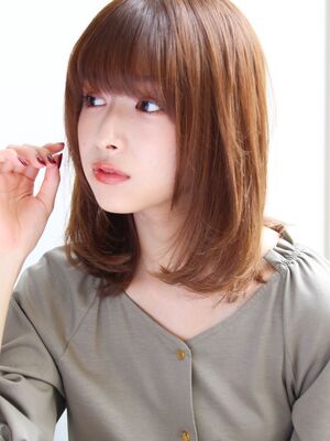 22年春 アシンメトリー ミディアムの人気ヘアスタイル 髪型 ヘアアレンジ Yahoo Beauty