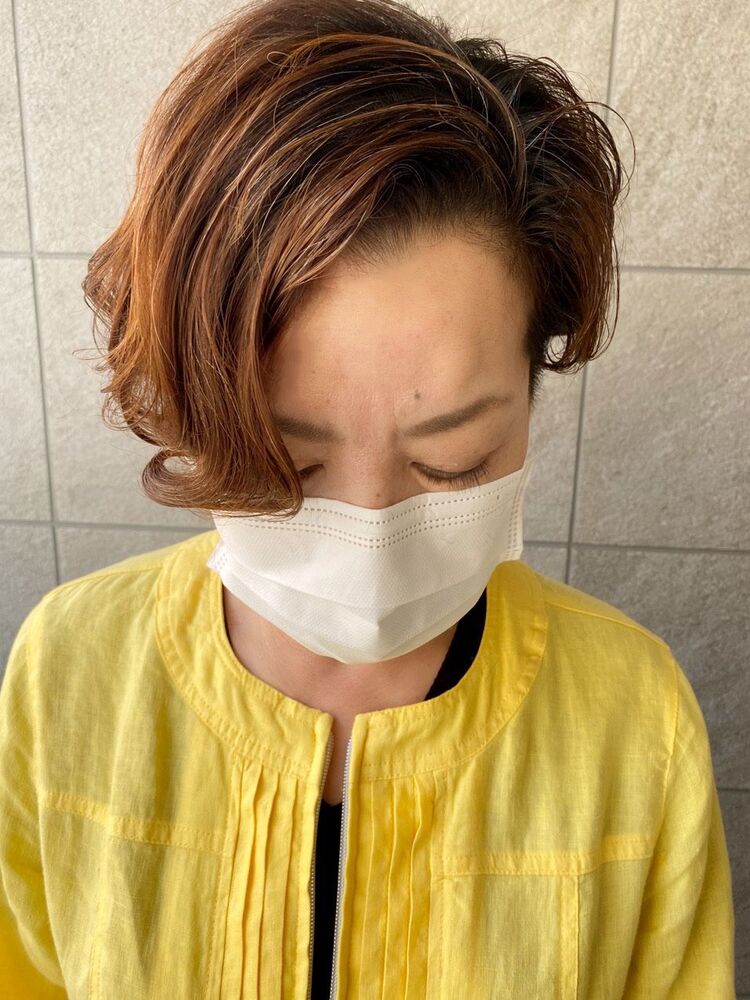 夏木マリさん風 ツーブロックショート スーリール 東比恵店 スーリールヒガシヒエテン 土屋菜津美のヘアスタイル情報 Yahoo Beauty