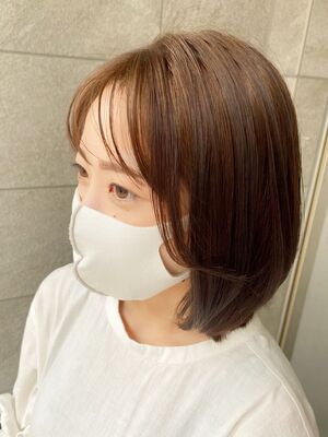 21年春夏 ナチュラルボブの新着ヘアスタイル 髪型 ヘアアレンジ Yahoo Beauty