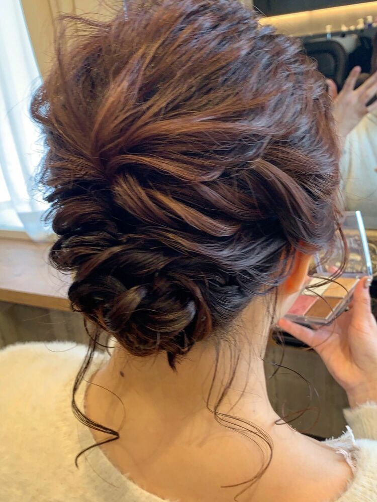 結婚式ヘアセット ｗ ワット 新宿 ワットシンジュク Satomiのヘアスタイル情報 Yahoo Beauty