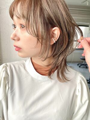 22年夏 ボブレイヤー ミディアムの髪型 ヘアスタイル ヘアカタログ 人気順 Yahoo Beauty ヤフービューティー