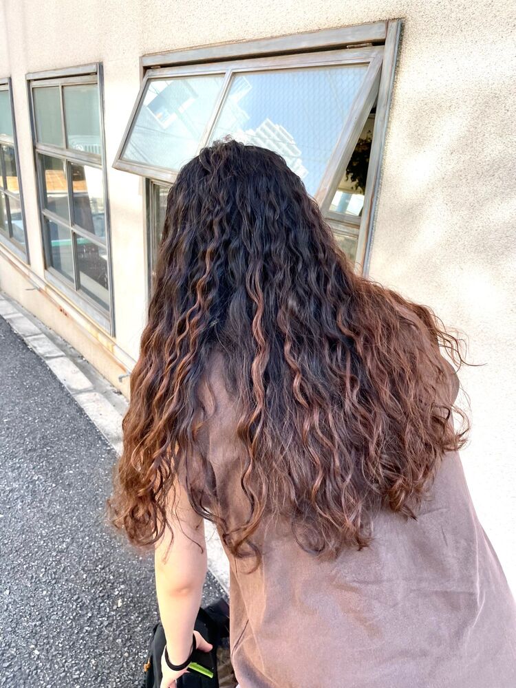 ロングヘア 夏っぽパーマ 大竹 歩のヘアスタイル情報 Yahoo Beauty