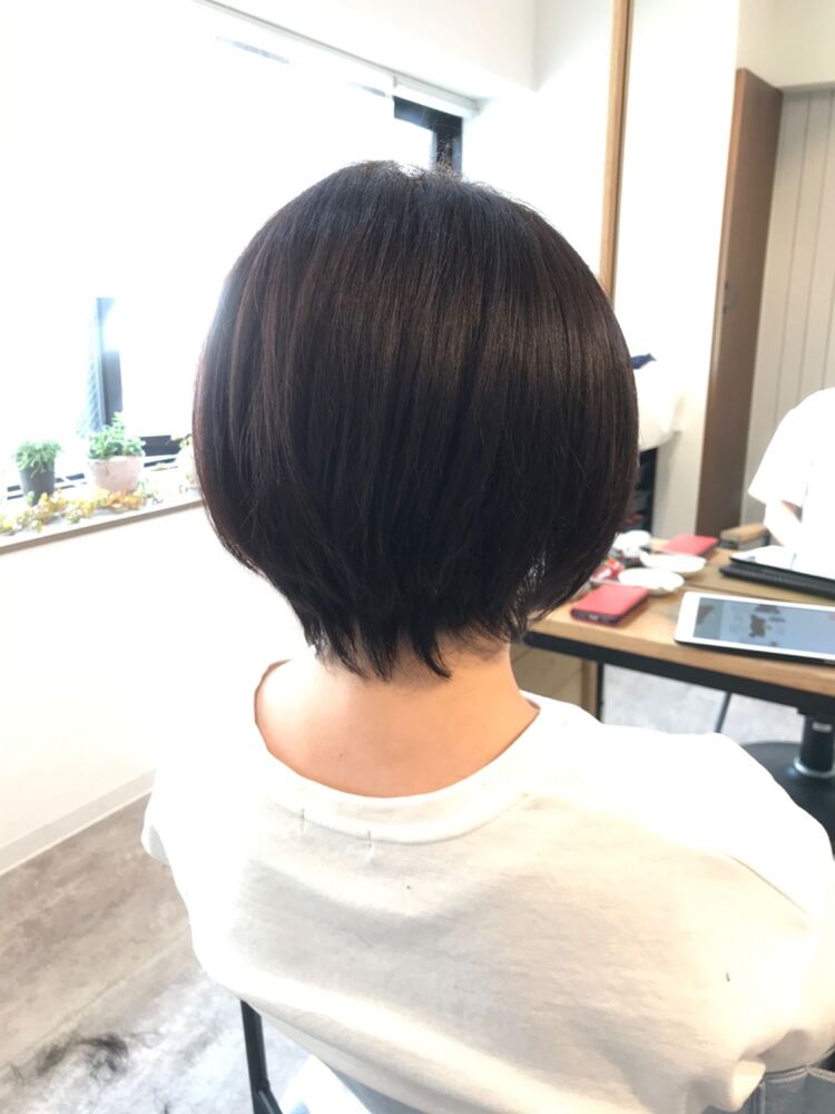 硬毛、剛毛でもOK！全方位美しく見えるコンパクト前上がりボブ｜HairLuana nao（ヘアールアナ ナオ）HairLuana nao左納亮