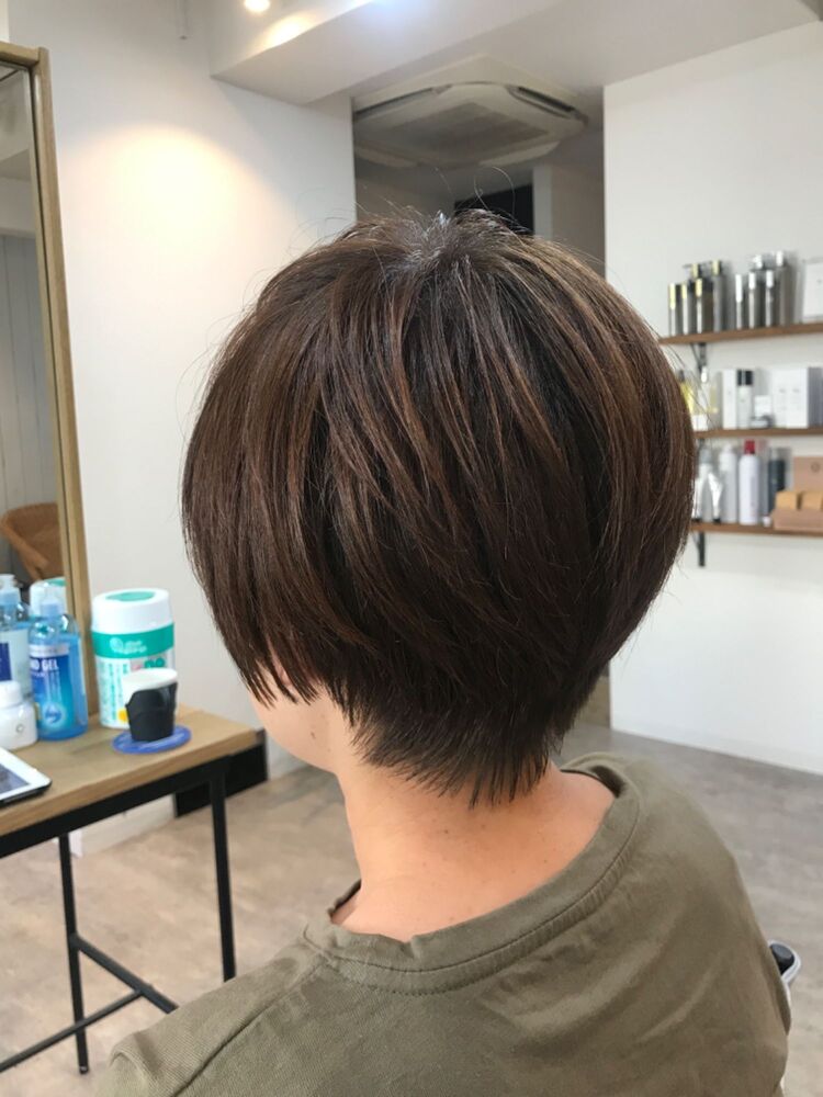 子育てママ必見！ドライヤーなしでもOK！手間いらずの楽チン束感ショート｜HairLuana nao（ヘアールアナ