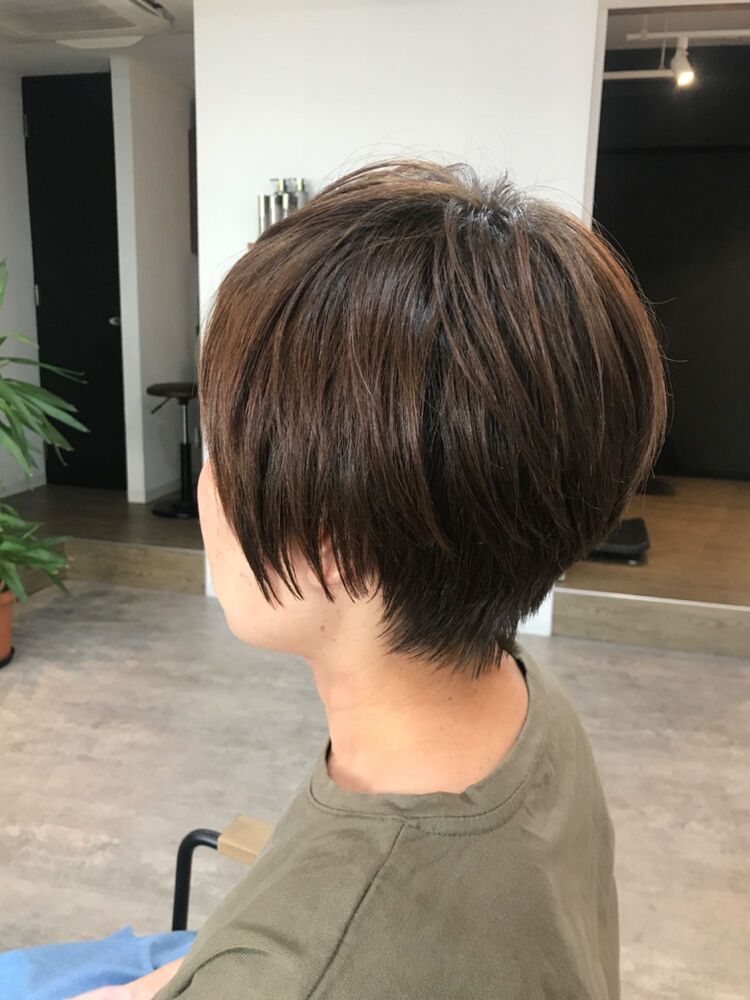 子育てママ必見！ドライヤーなしでもOK！手間いらずの楽チン束感ショート｜HairLuana nao（ヘアールアナ