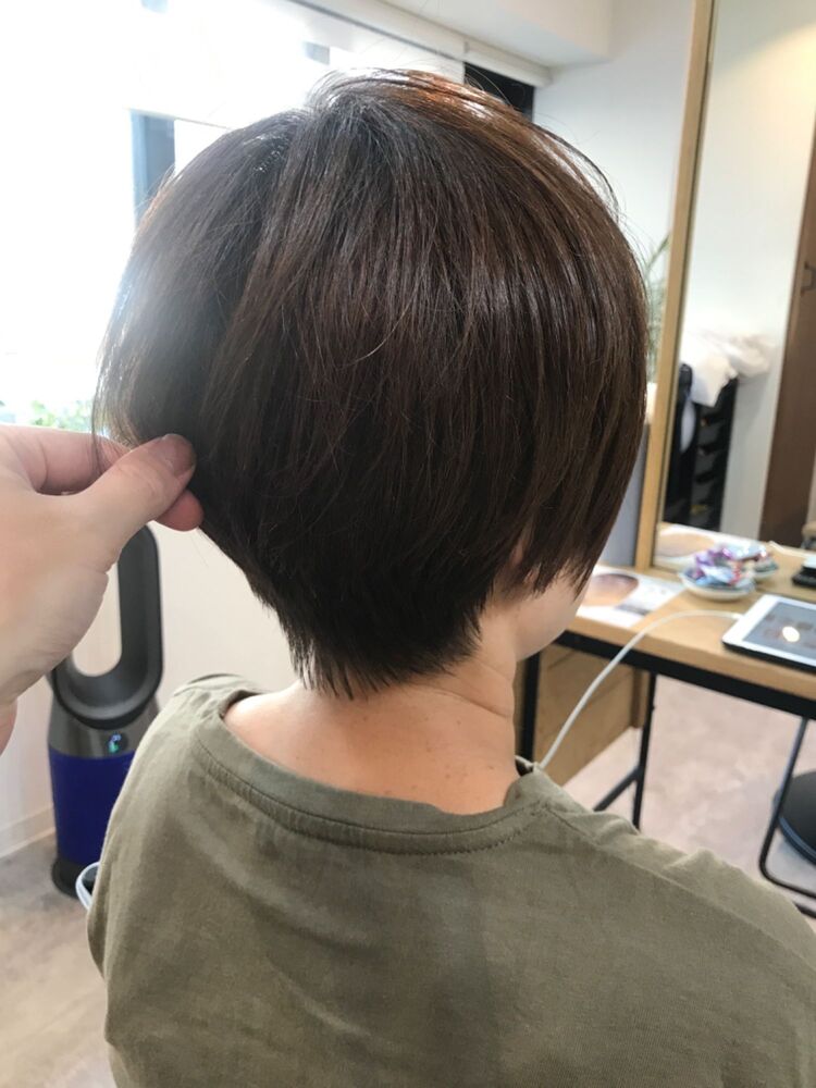 子育てママ必見！ドライヤーなしでもOK！手間いらずの楽チン束感ショート｜HairLuana nao（ヘアールアナ