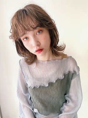 21年夏 ウルフ ミディアムの新着ヘアスタイル 髪型 ヘアアレンジ Yahoo Beauty