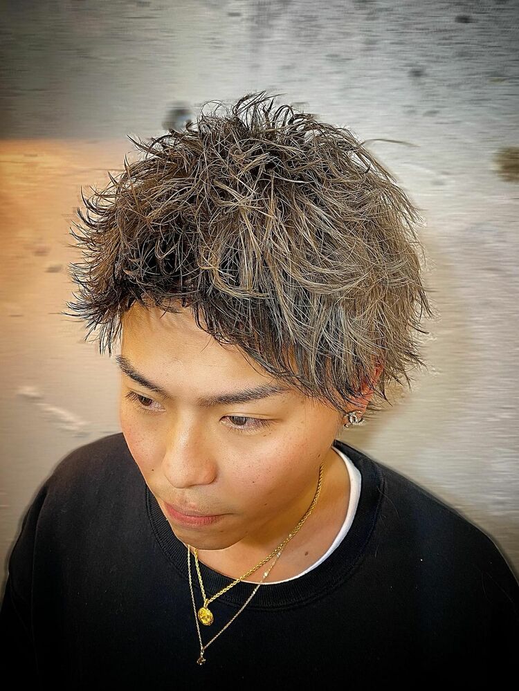 フェイスフレーミングローライト Men S Lapis メンズラピス メンズラピス渋谷 クニのヘアスタイル情報 Yahoo Beauty