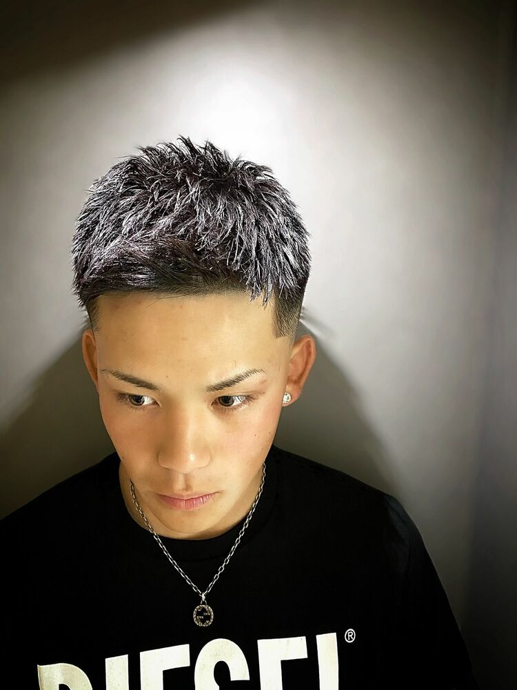 フェードtha短髪 Men S Lapis メンズラピス メンズラピス渋谷 クニのヘアスタイル情報 Yahoo Beauty