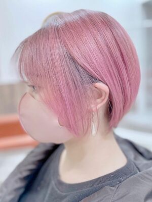 21年秋冬 ピンクベージュ ショートの新着ヘアスタイル 髪型 ヘアアレンジ Yahoo Beauty