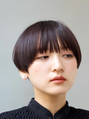 韓国風マッシュ ショートの髪型 ヘアスタイル ヘアカタログ 人気順 Yahoo Beauty ヤフービューティー