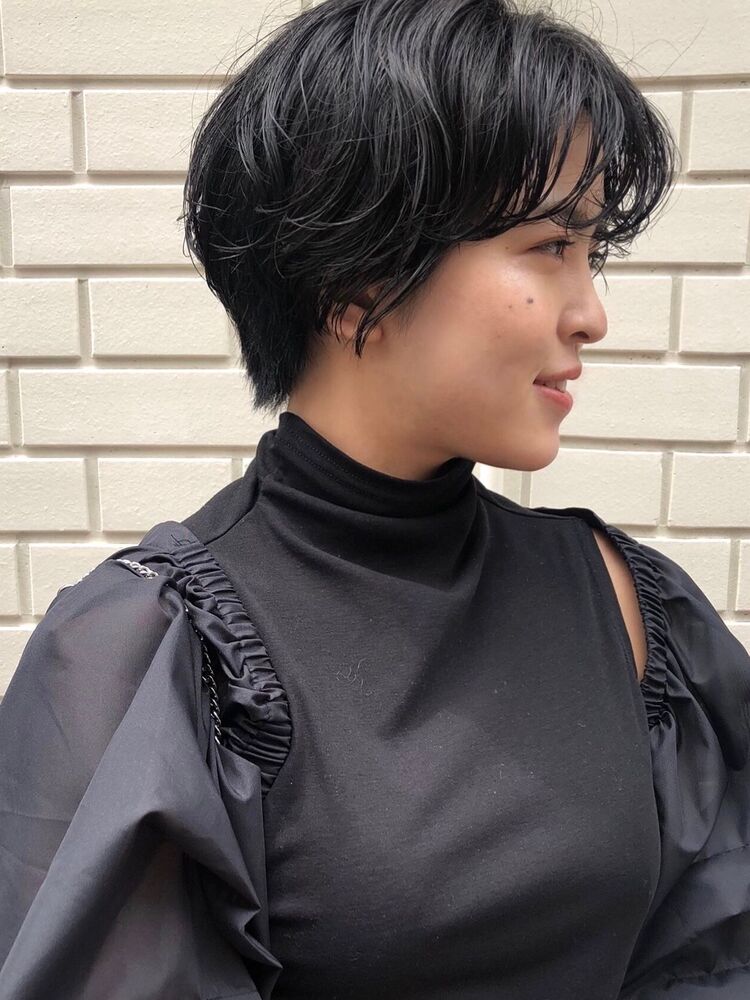 ショート ボブ 黒髪 パーマ 神戸 Silem Mikizoの髪型 ヘアスタイル ヘアカタログ情報 Yahoo Beauty ヤフービューティー