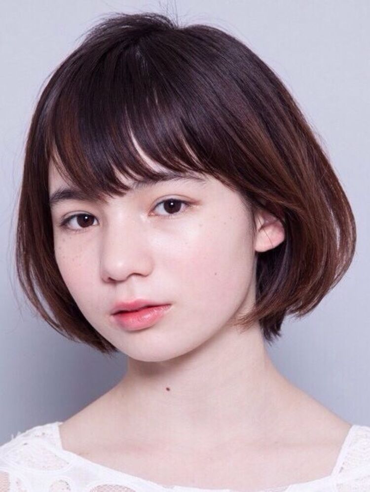 ショート ボブ 重め キレイめワンレン 切りっぱなし Silem 神戸 Mikizoのヘアスタイル情報 Yahoo Beauty