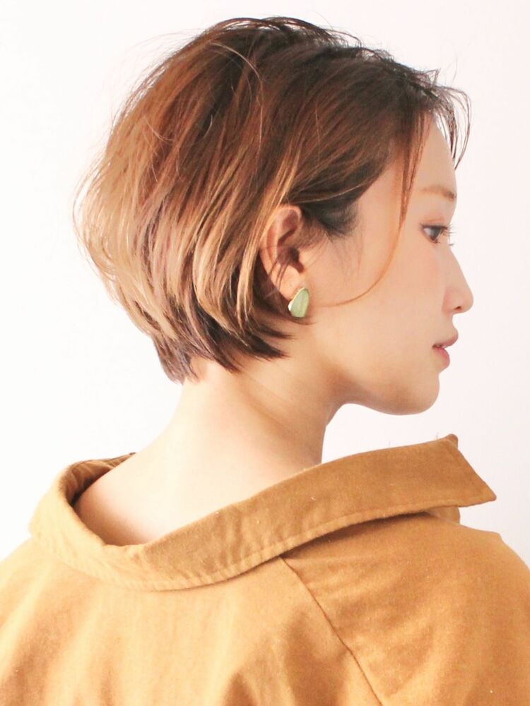 クシュっとパーマのショートボブ 江連香純のヘアスタイル情報 Yahoo Beauty