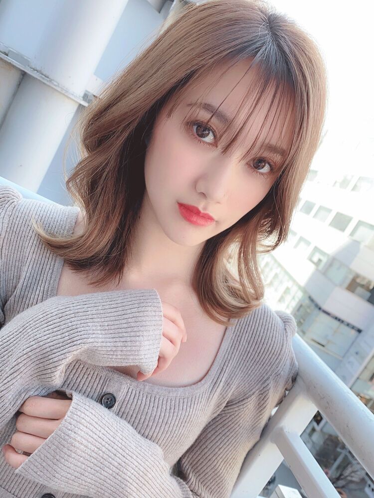 韓国風ミディアムレイヤー Any エニー 藤田健司のヘアスタイル情報 Yahoo Beauty