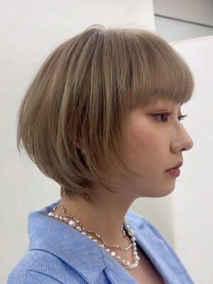 プラチナブロンド ショートの髪型 ヘアスタイル ヘアカタログ 人気順 Yahoo Beauty ヤフービューティー