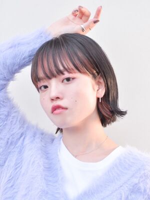 21年夏 前髪インナーカラーの新着ヘアスタイル 髪型 ヘアアレンジ Yahoo Beauty