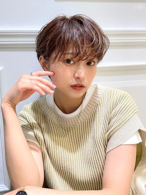 21年夏 毛先パーマの新着ヘアスタイル 髪型 ヘアアレンジ Yahoo Beauty