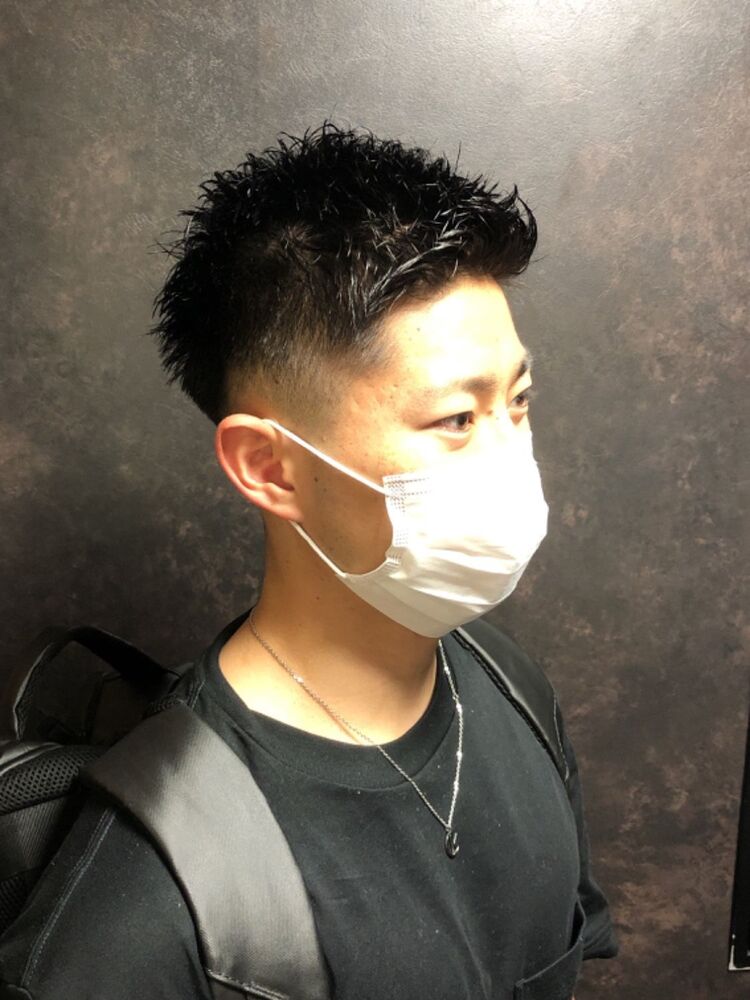 フェードスタイルでマスクに似合う髪型 Hiro Ginza 神田店 ヒロギンザ カンダテン 中原 滉太のヘアスタイル情報 Yahoo Beauty