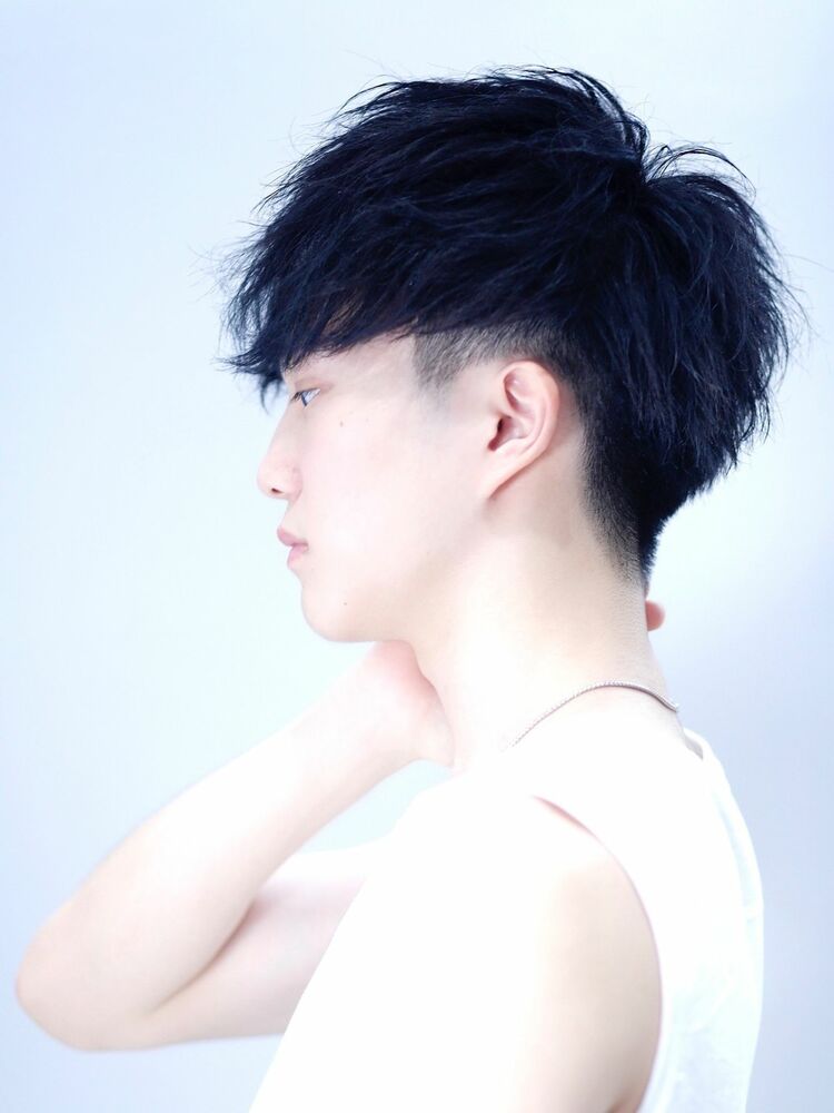 横顔 マッシュ 刈り上げ 男性髪型 Lippshair銀座 秋山直人のヘアスタイル情報 Yahoo Beauty