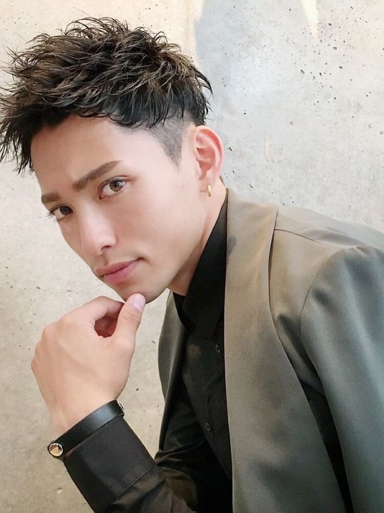 ジェットモヒカン 男性髪型 Lipps Ray銀座 秋山直人のヘアスタイル情報 Yahoo Beauty
