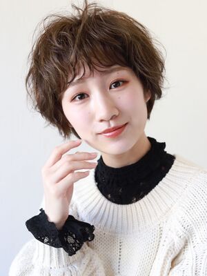 21年秋冬 大人可愛いショートの新着ヘアスタイル 髪型 ヘアアレンジ Yahoo Beauty