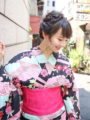 浴衣 ミディアムの髪型 ヘアスタイル ヘアカタログ 人気順 Yahoo Beauty ヤフービューティー