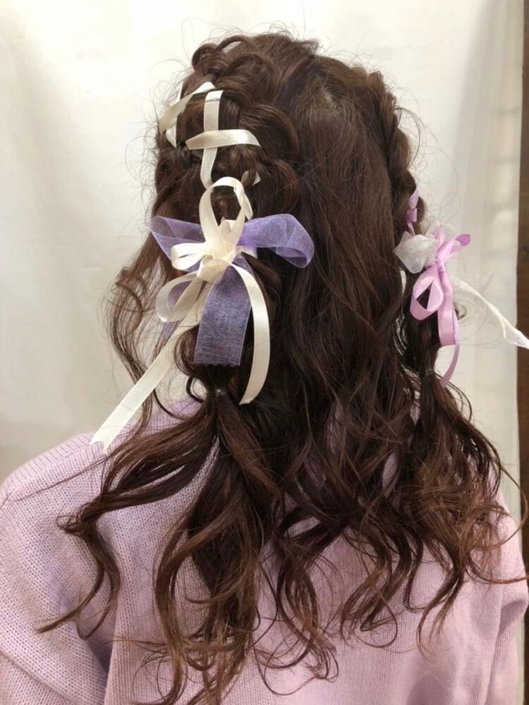 ツインテール 編み込み ハーフアップ ヘアセット3000円 Act Harajuku アクト ハラジュク 山田 道行のヘアスタイル情報 Yahoo Beauty