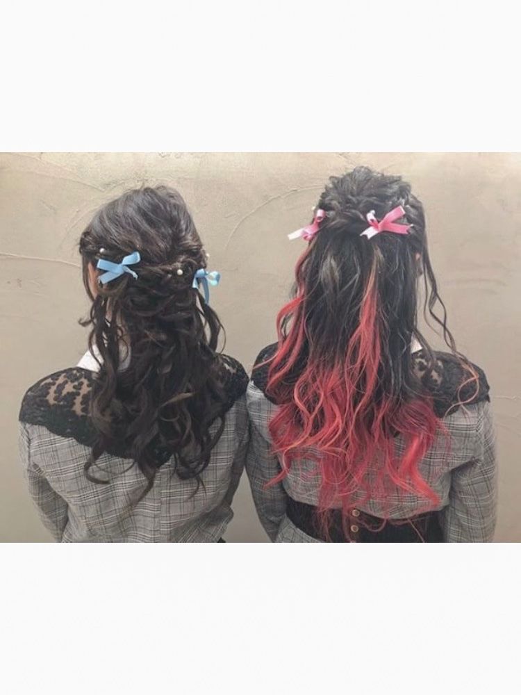 双子アレンジ ライブ ハーフアップ ヘアセット3000円 Act Harajuku アクト ハラジュク 山田 道行のヘアスタイル情報 Yahoo Beauty