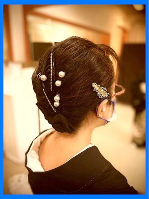 黒留袖 ロングの髪型 ヘアスタイル ヘアカタログ 人気順 Yahoo Beauty ヤフービューティー