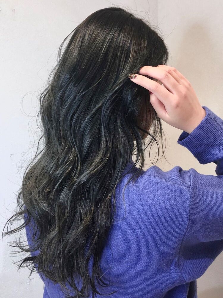 暗髪カラーでも透明感たっぷりの髪に Kenje藤沢 ケンジ フジサワ もり けんたのヘアスタイル情報 Yahoo Beauty