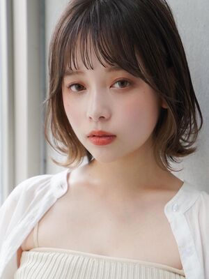 21年夏 毛先パーマの新着ヘアスタイル 髪型 ヘアアレンジ Yahoo Beauty