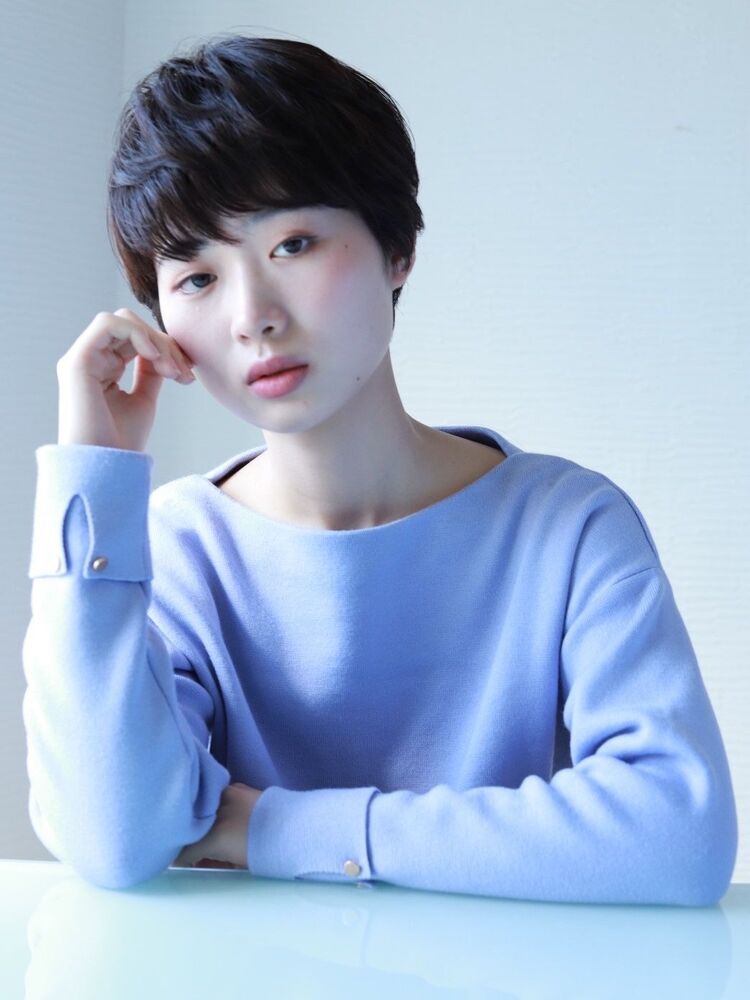 シンプルなショートスタイル Soy Kufu ソイクフ 藤野原大聖のヘアスタイル情報 Yahoo Beauty