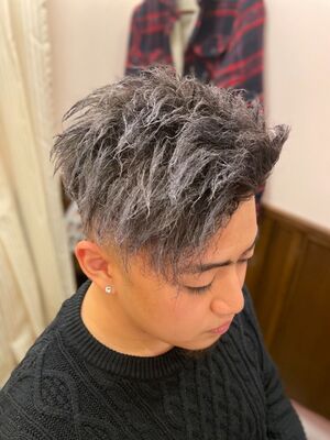 22年春 メンズ シルバー系の人気ヘアスタイル 髪型 ヘアアレンジ Yahoo Beauty