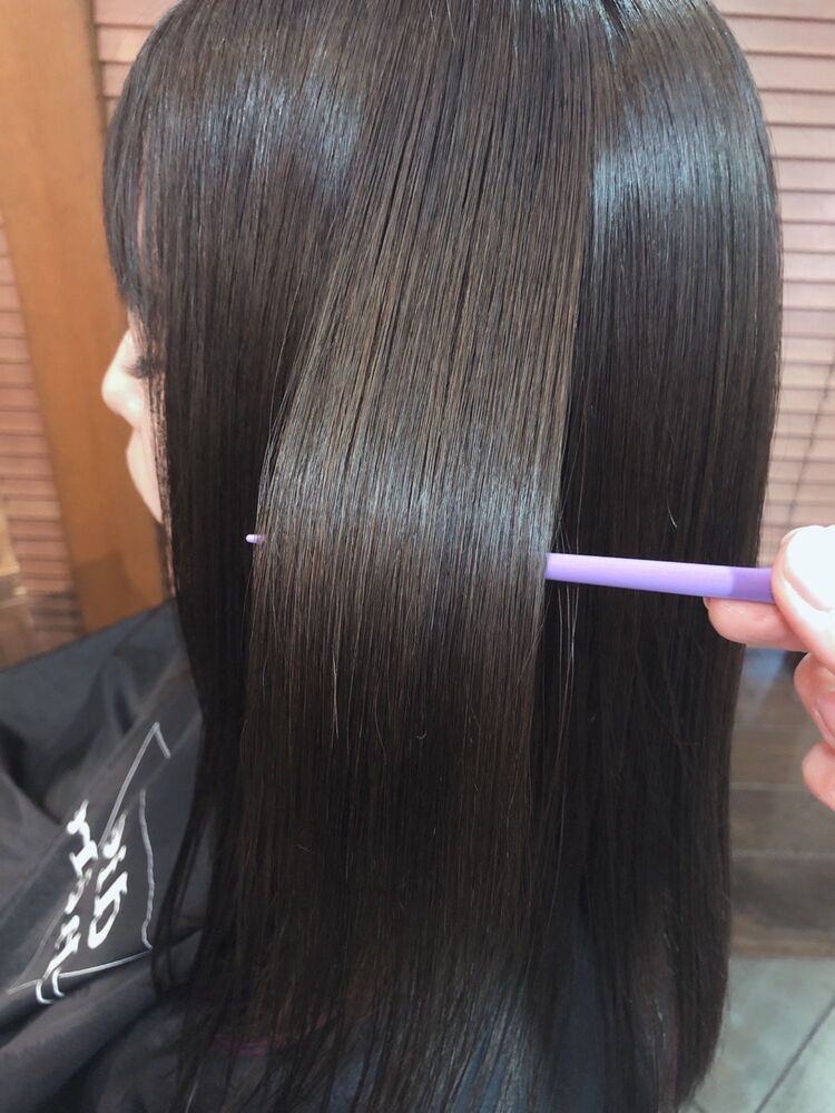 こっそりインナーカラー ラベンダーアッシュ 長谷川佑果のヘアスタイル情報 Yahoo Beauty