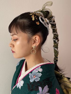 22年夏 まとめ髪 セミロングの人気ヘアスタイル 髪型 ヘアアレンジ Yahoo Beauty